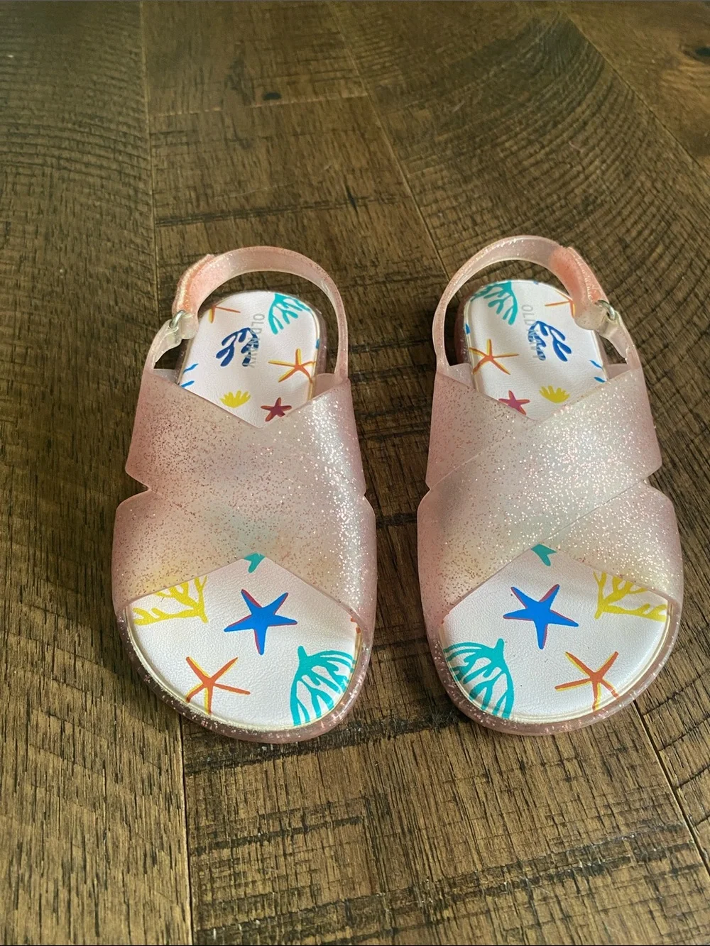 Old Navy Sparkle Jelly Sandals